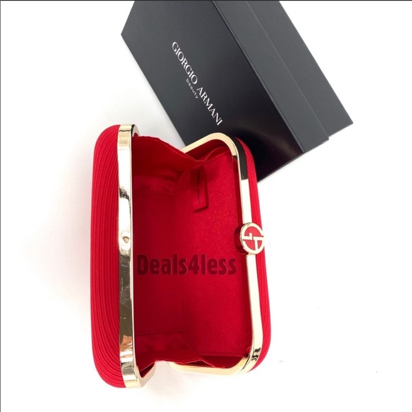 Giorgio Armani Clutch Purse Wallet Evening Bag NEW - Picture 6 of 8